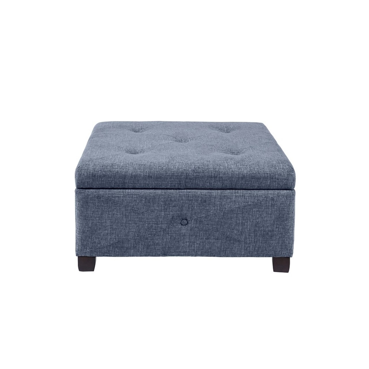 Gracie Mills Rylie Button-Tufted Square Storage Ottoman - Grace-3638